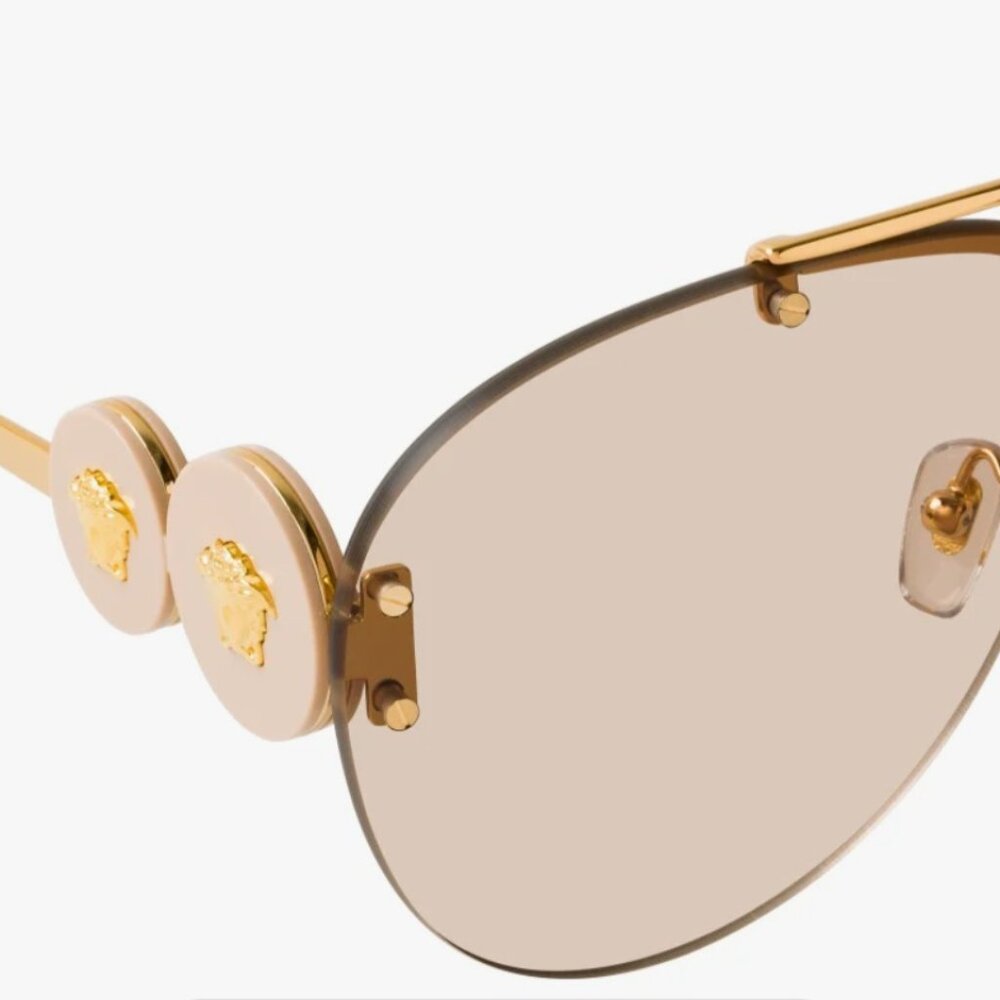 VERSACE 2250 Beige Sunglasses - Picture 5 of 7